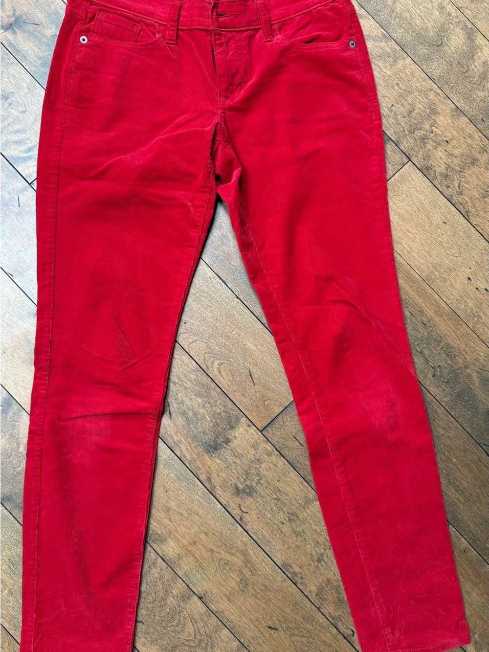 Old Navy Red Stretch Corduroy Pants